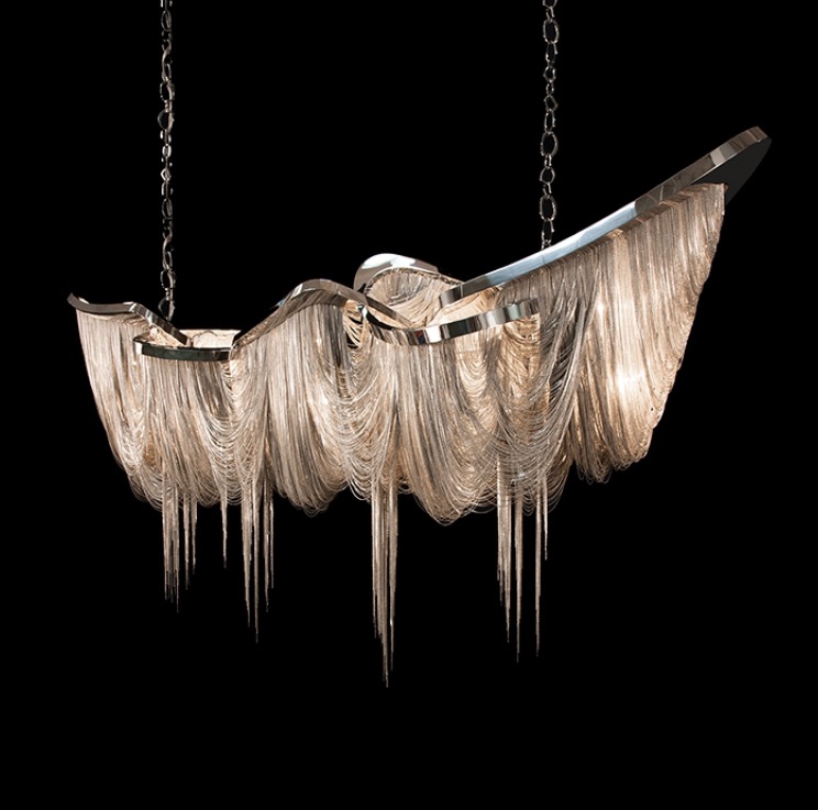 2016 New Design Hudson furniture PANTHEON Chain Chandelier