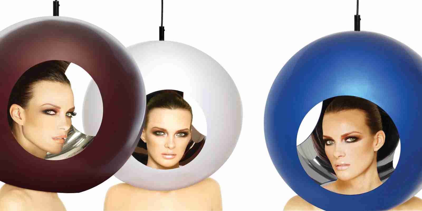 Simple design popular white mental ball pendant light with holes