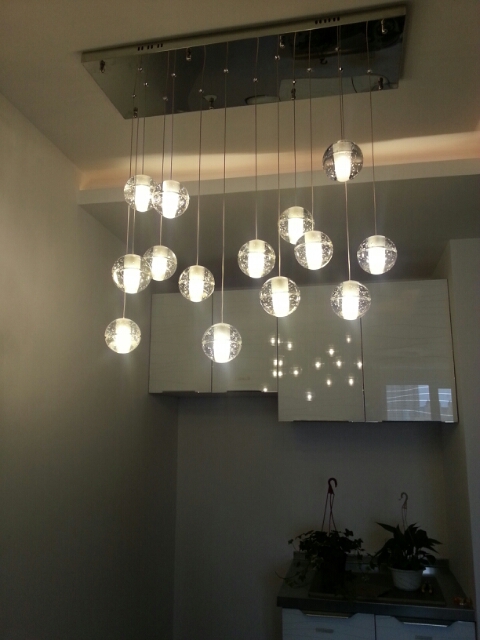 Bocci pendant light LED Decorative Lamp Crystal Ball Chandelier 2016 (5014101)