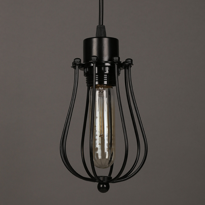 Retro rustic vintage iron black pendant lighting for loft ligting