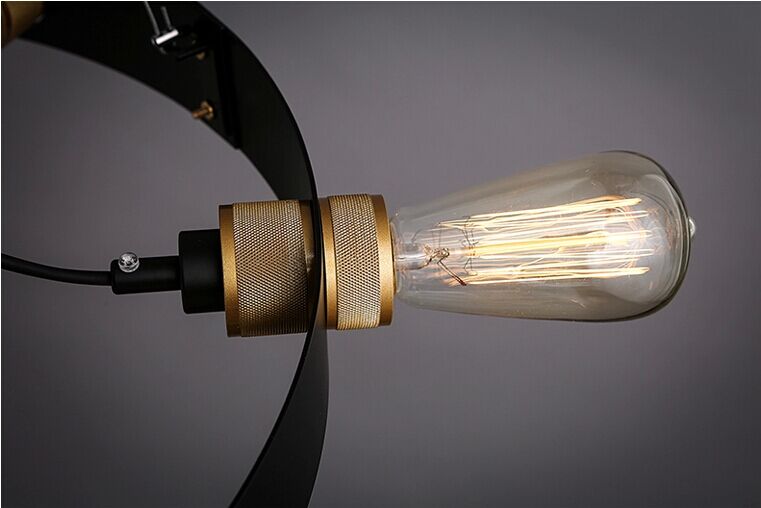 Busterand Punch Loft Style Chandelier Loft Lighting Retro Iron Pendant Light Edison Bulb