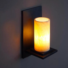 Retro-rustic style marble sconce wall for warehouse corridor lighting
