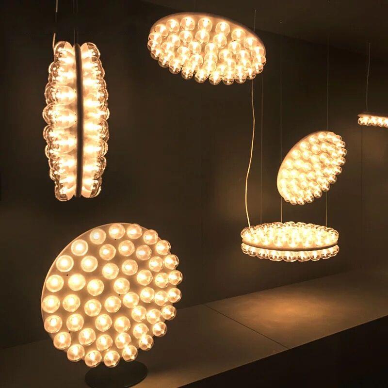 Personalized Modern Lamps white glassPendant LED Lights/Chandelier LED bulbs (20206)