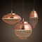 Vintage chorme copper metal alloy LED light pendant lighting