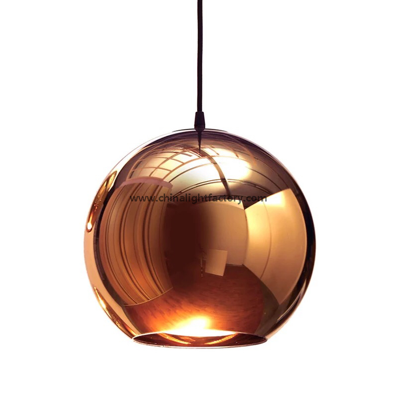 Tom Dixon Copper Shade Pendant Light Mirror Ball Glass Pendant Lamp （4026101）