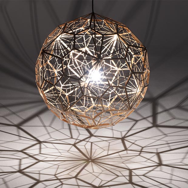 Tom Dixon Etch Web light LED Stainless Steel Pendant Lamp （4021101）