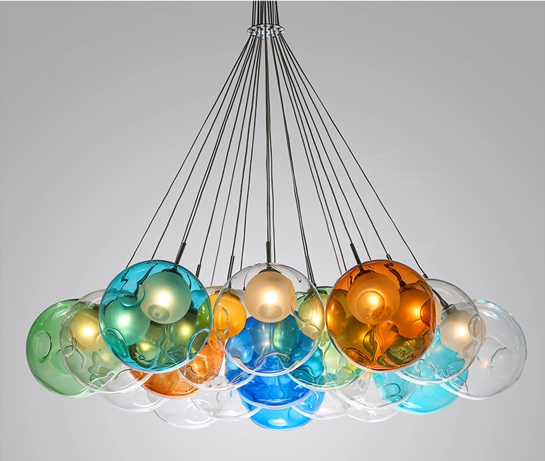 Colorful Glass Modern Chandelier Bocci Double Covers Wedding Decorations Pendant Lamp (5015101)