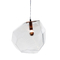 E27 Transparent Glass Asteroid Pendant Lights Unique Shape for Resturant Decorative