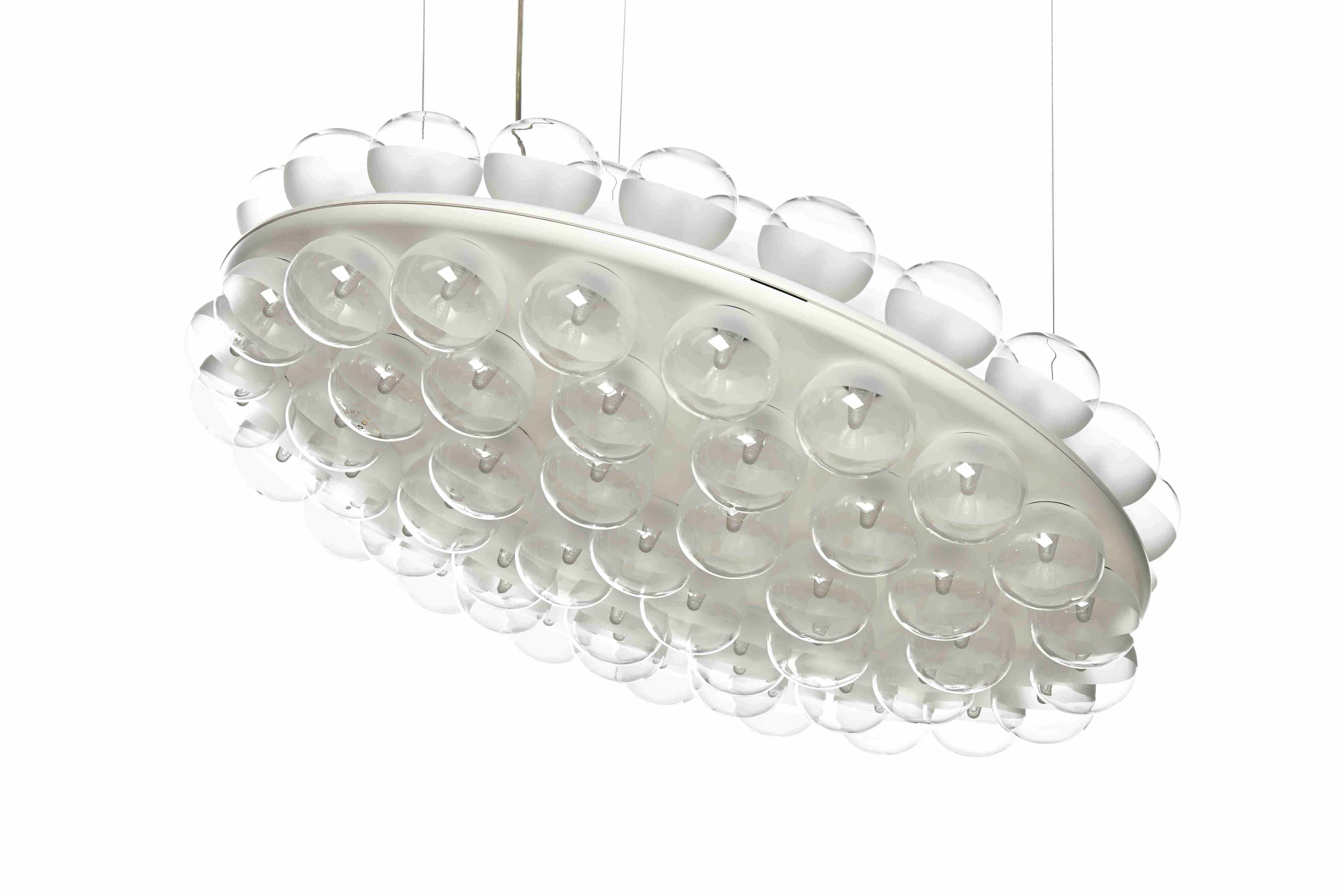 Hanging Glass Balls Chandelier LEDs Pendant Lamp