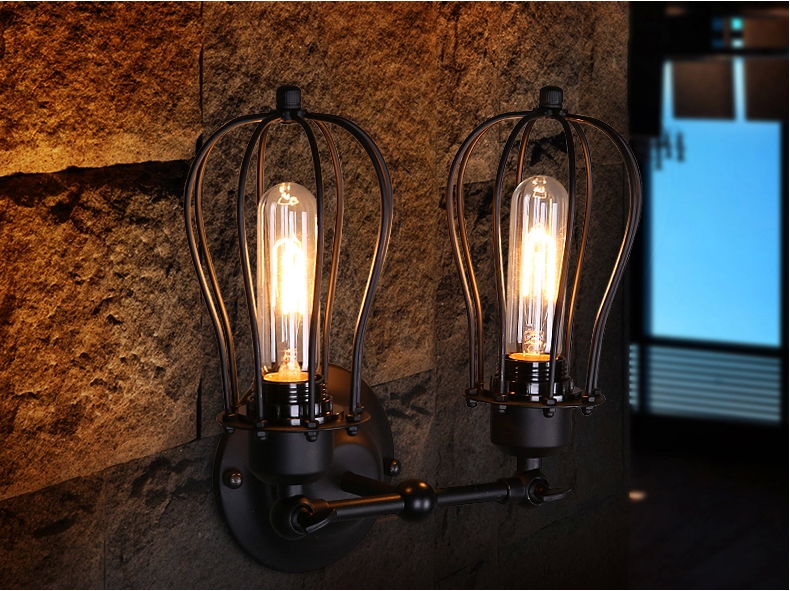Design Unique Edison Bulb rustic wall sconce suppliers in China
