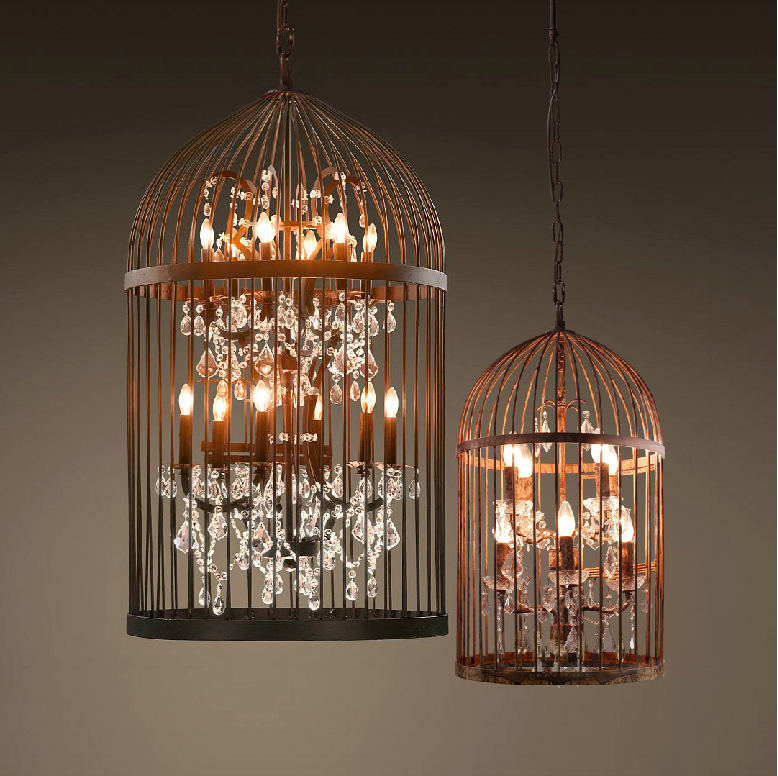 birdcage crystal chandelier