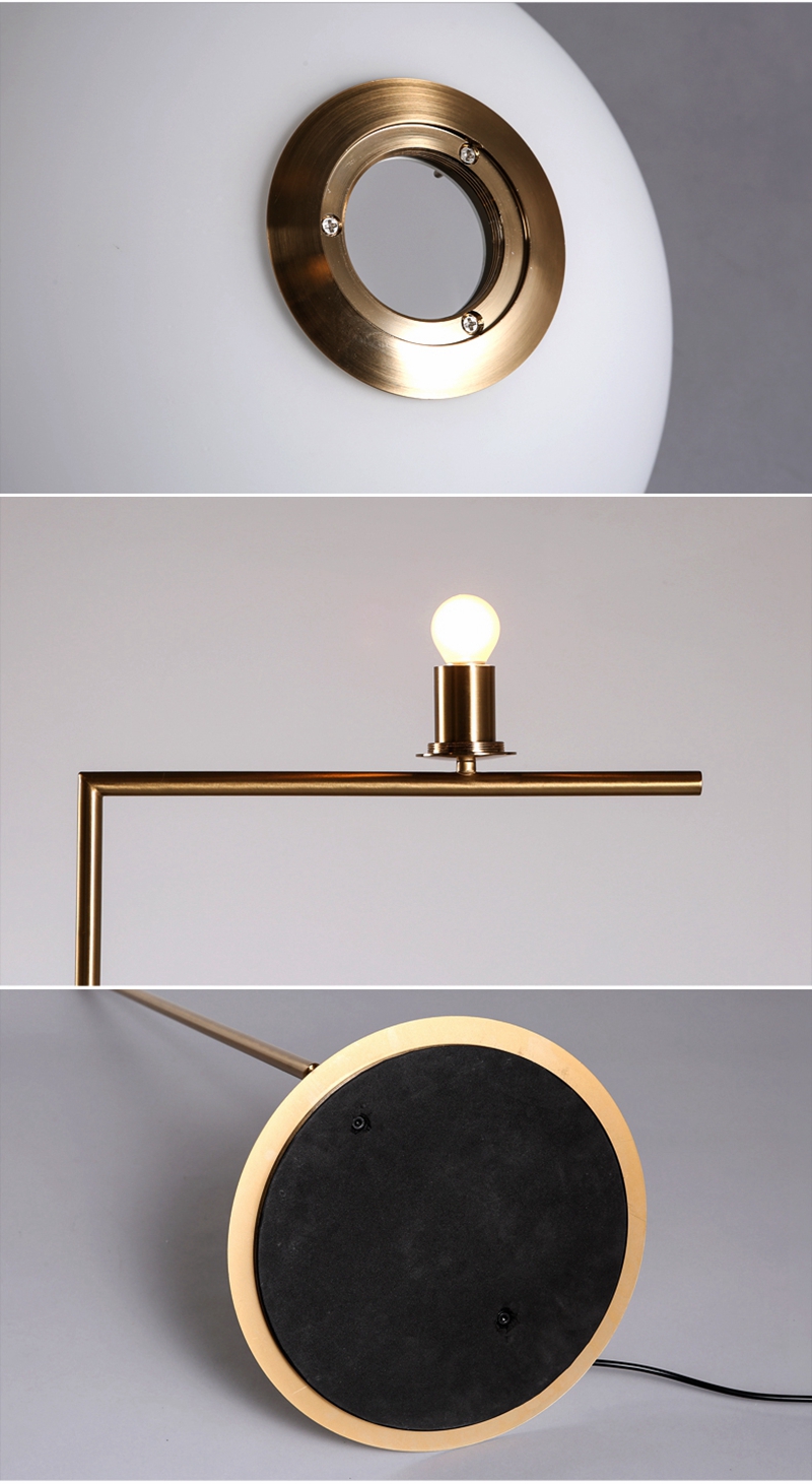 Fancy High Quality Glass Ball Modern Floor Lamp Hotel Floor