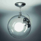 Transparent glass ball suspension light with modern design