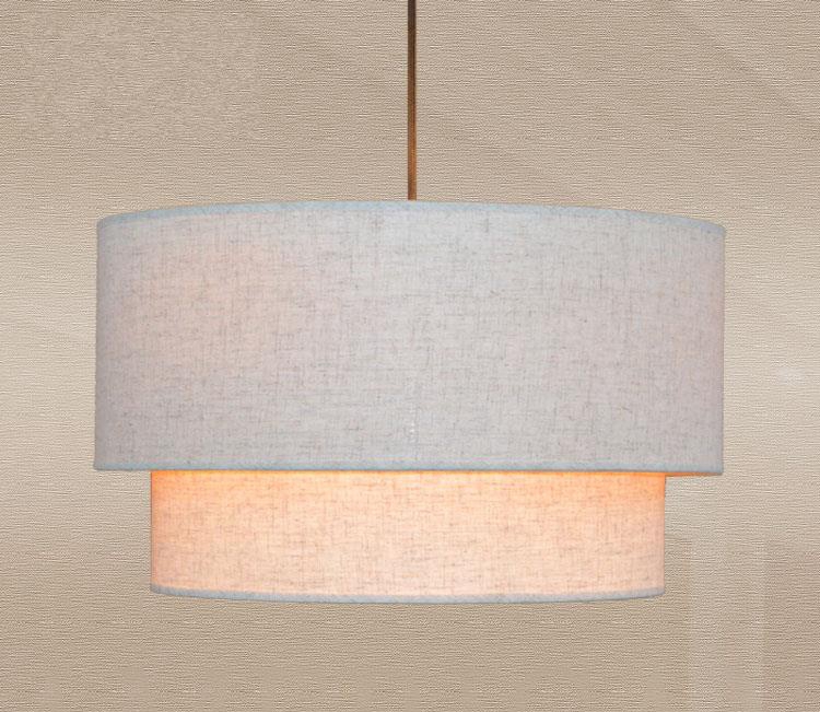 Fancy round shaped fabric cloth restaurant hotel pendant light (8044103)