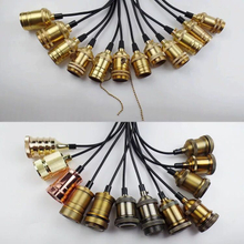 Vintage Brass Pendant Lamp Socket Copper lamp holder pendant light socket