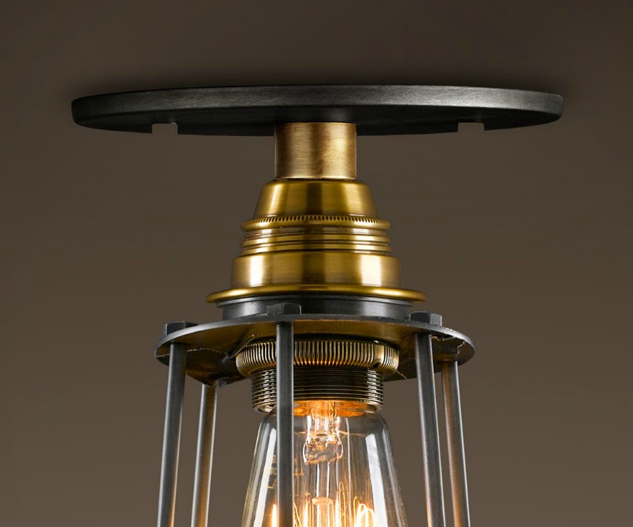 RH Retro Industrial Ceiling Light zhongshan lighting factory