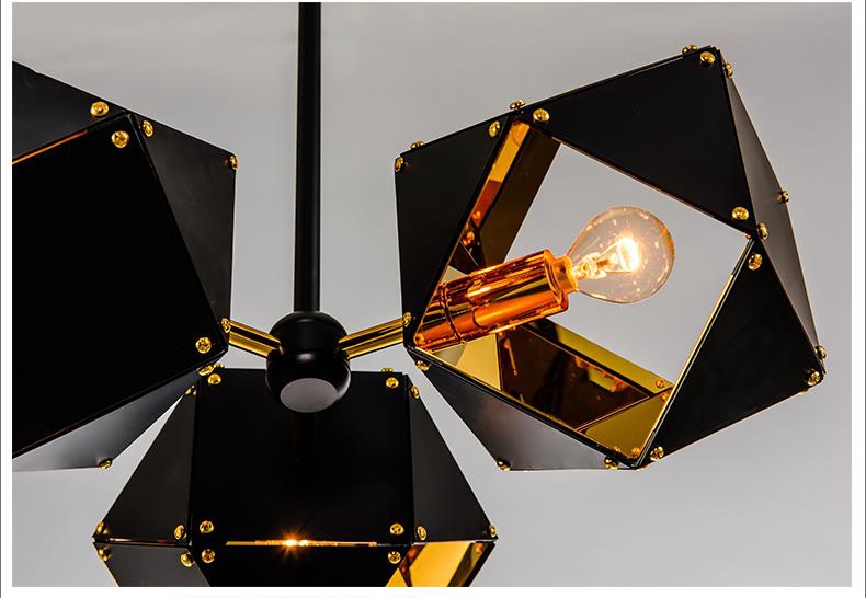 Stylish decorative gold Aluminum pendant chandelier
