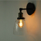 Antique Glass Wall Lamp Edison Bulb bracket wall fitting