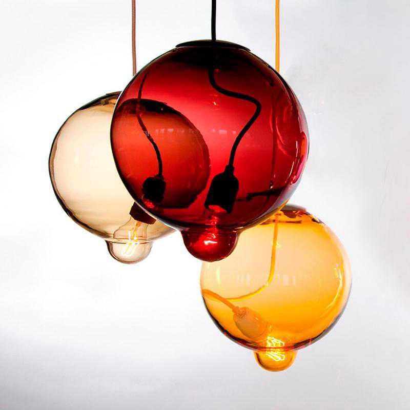 Colorful Glass Suspension Chandelier