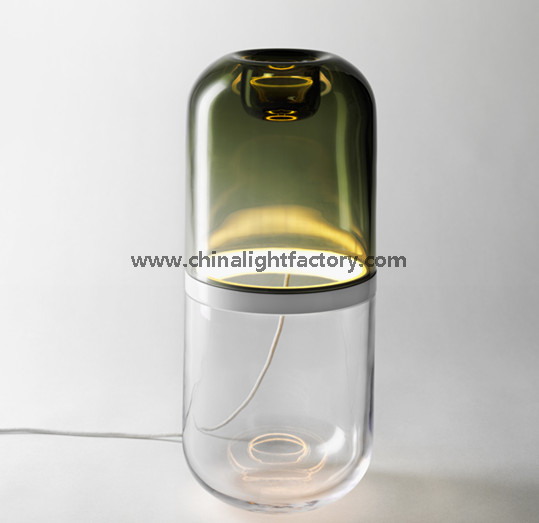 Hot sales Unique Table Lamp with Metal+ Glass LED Desk Lamp for house