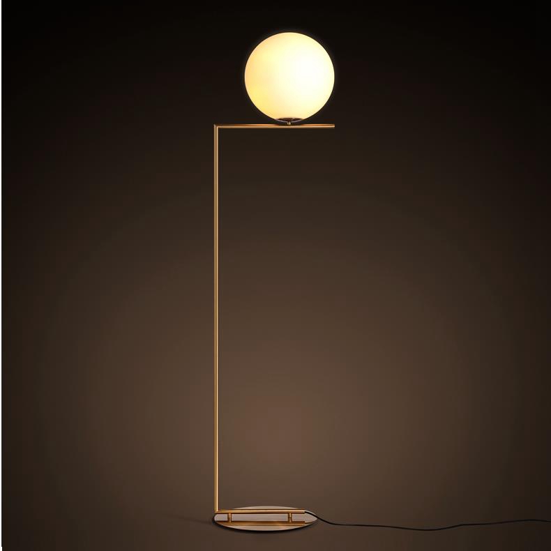Fancy High Quality Glass Ball Modern, High End Contemporary Floor Lamps
